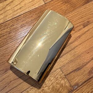 Womens metal gold clutch